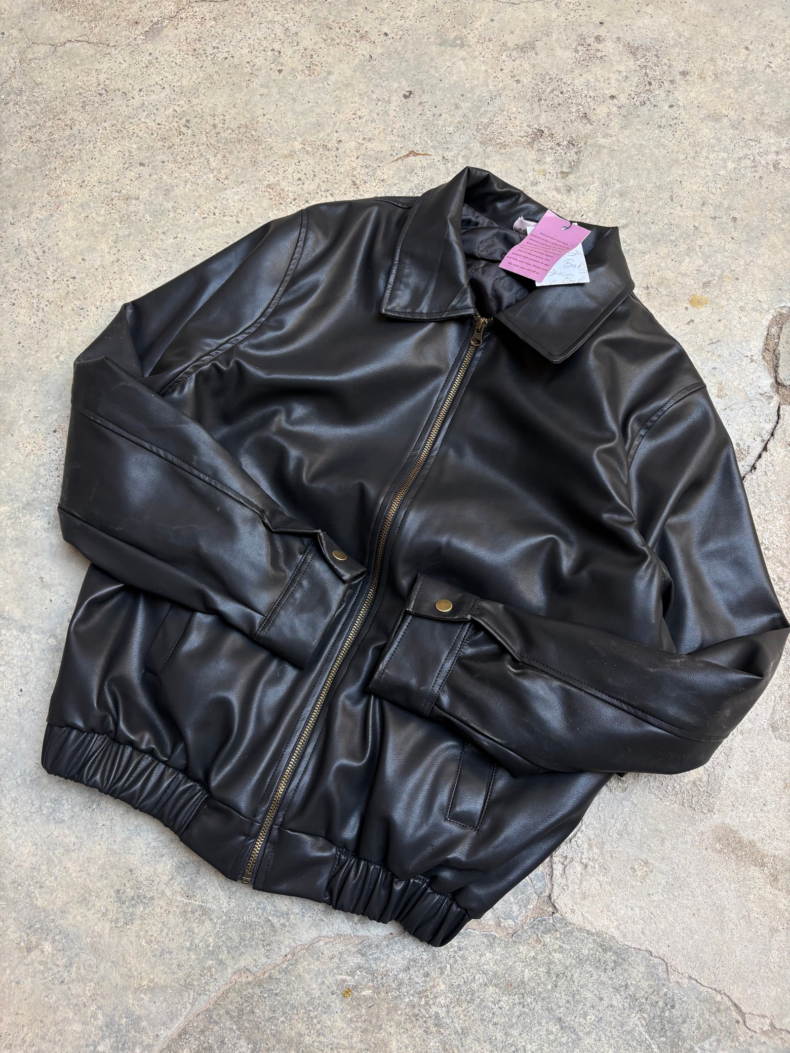 Vintasy leather jacket